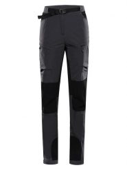 Alpine Pro Spodnie softshellowe "Akana 2" w kolorze czarnym rozmiar: 46. Czarne spodnie sportowe damskie Alpine Pro, bez wzorów, z tkaniny, outdoorowe. Za 248.27 zł.