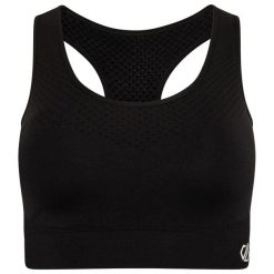 Damski Biustonosz Sportowy Dont Sweat It II. Czarne biustonosze sportowe damskie Dare 2b, bez wzorów. Za 82.99 zł.