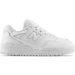Sneakersy unisex NEW BALANCE GSB550WW. Białe obuwie sportowe damskie New Balance, z materiału, bez zapięcia. Za 289.99 zł.