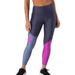 Legginsy Sportowe Damskie S. Fioletowe legginsy damskie Under Armour, s, bez wzorów, z materiału, na fitness i siłownię. Za 224.75 zł.