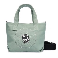 Torebka KARL LAGERFELD. Zielone torebki klasyczne damskie KARL LAGERFELD, bez dodatków. Za 339.99 zł.