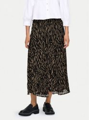 ONLY Spódnica midi Star 15333699 Szary Regular Fit. Szare spódnice damskie Only, m, bez wzorów, z syntetyku, retro, midi. Za 89.99 zł.