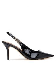 Guess Szpilki FLTNS5 PAF05 Czarny. Czarne szpilki damskie Guess, z aplikacjami, ze skóry, bez obcasa, na szpilce, bez zapięcia. Za 439.99 zł.