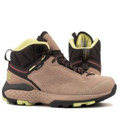 Buty damskie trekkingowe wodoodporne Garmont GROOVE MID. Brązowe obuwie trekkingowe damskie Garmont, bez zapięcia. W wyprzedaży za 359.00 zł.