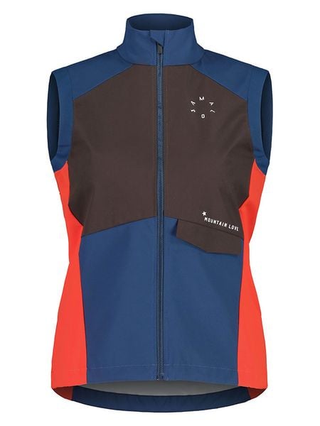 Maloja Kamizelka softshellowa "BärenkopfM." w kolorze granatowym rozmiar: M. Niebieskie kamizelki damskie Maloja, m, bez wzorów, bez kaptura. Za 179.64 zł.