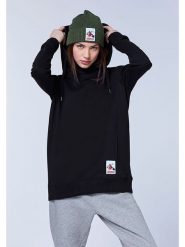 Chiemsee Bluza w kolorze czarnym rozmiar: M. Czarne bluzy damskie Chiemsee, m, z aplikacjami, z kapturem. Za 122.96 zł.