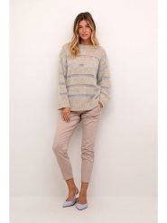 Cream Sweter "Jadie" w kolorze błękitno-beżowym rozmiar: L. Brązowe swetry klasyczne damskie Cream, l, z wełny, bez kołnierzyka. Za 144.92 zł.