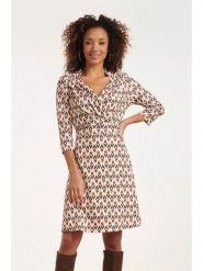 Smashed Lemon Sukienka w kolorze kremowym rozmiar: S. Brązowe sukienki damskie Smashed Lemon, bez wzorów, bez ramiączek. Za 104.99 zł.