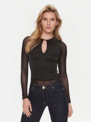 Marciano Guess Body 4RGP18 6851Z Czarny Slim Fit. Czarne body i gorsety Marciano Guess, z aplikacjami, z syntetyku. Za 669.99 zł.