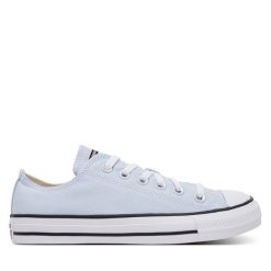 Trampki Converse. Niebieskie trampki damskie Converse, bez wzorów, bez zapięcia. Za 209.99 zł.