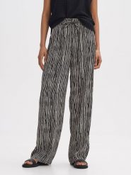 OPUS Spodnie w kolorze czarnym rozmiar: 38. Czarne spodnie materiałowe damskie Opus, bez wzorów, z materiału. Za 165.99 zł.