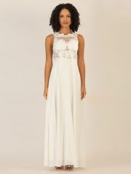 APART Sukienka w kolorze białym rozmiar: 36. Białe sukienki damskie Apart, bez wzorów, z koronki, bez ramiączek. Za 258.52 zł.