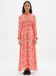 InWear Sukienka codzienna Davila 30108148 Koralowy Feminine Fit. Pomarańczowe sukienki damskie InWear, bez wzorów, z wiskozy, bez ramiączek. Za 349.99 zł.