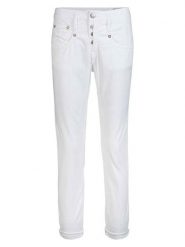 Herrlicher Spodnie w kolorze białym rozmiar: W24. Białe spodnie materiałowe damskie Herrlicher, bez wzorów, z materiału. Za 195.99 zł.