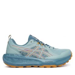 Buty do biegania Asics. Niebieskie obuwie sportowe damskie Asics, bez zapięcia, do biegania. Za 409.99 zł.