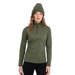 Spodnie narciarskie dla kobiet Protest Lullaby Softshell. Zielone spodnie sportowe damskie Protest, l, bez wzorów, z dżerseju, narciarskie. Za 552.50 zł.