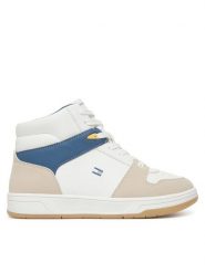 Tommy Hilfiger Sneakersy T3X9-34364-1269 S Biały. Białe buty sportowe chłopięce Tommy Hilfiger, ze skóry, bez zapięcia. Za 429.99 zł.