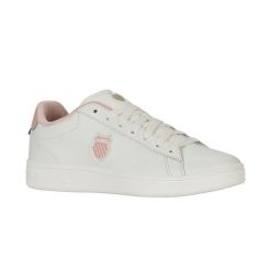 Buty sportowe K-Swiss COURT SHIELD II (94412-165-M). Białe obuwie sportowe casual damskie K-SWISS, bez zapięcia. Za 199.00 zł.