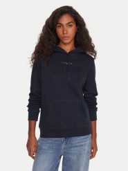 Tommy Jeans Bluza Linear DW0DW21963 Granatowy Regular Fit. Niebieskie bluzy damskie Tommy Jeans, xs, bez wzorów, z bawełny, bez kaptura. Za 299.99 zł.