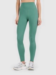 4F Legginsy sportowe w kolorze zielonym rozmiar: XS. Zielone legginsy damskie 4F, xs, bez wzorów, z materiału. Za 104.95 zł.