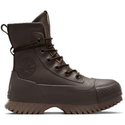 Boots Converse Chuck Taylor All Star Lugged 2.0 XHi Waterproof Leather Platform. Brązowe obuwie sportowe damskie Converse, ze skóry, bez zapięcia, na fitness i siłownię. Za 790.00 zł.