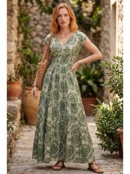 SOULSHAE Sukienka w kolorze zielonym rozmiar: L/XL. Zielone sukienki damskie SOULSHAE, bez wzorów, bez ramiączek. Za 163.95 zł.