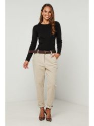 L'armoire de Suzette Spodnie w kolorze beżowym rozmiar: 34/36. Brązowe spodnie materiałowe damskie L'armoire de Suzette, bez wzorów, z materiału. Za 108.99 zł.