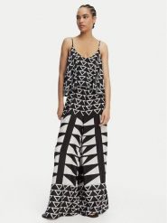 Iconique Kombinezon Lila IC26-116 Czarny Regular Fit. Czarne kombinezony damskie Iconique, l, bez wzorów, z syntetyku, bez kołnierzyka, bez ramiączek. Za 419.99 zł.