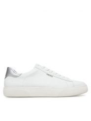 Remonte Sneakersy D2J00-80 Biały. Białe obuwie sportowe damskie Remonte, ze skóry, bez zapięcia. Za 399.99 zł.