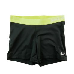 Second life - Spodenki damskie do fitness i biegania Nike Dri-FIT - Jak nowy. Czarne spodenki sportowe damskie Nike, l, bez wzorów, z materiału, do biegania, dri-fit (nike). Za 55.34 zł.