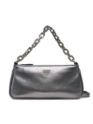 PINKO Torebka Half Moon Baguette Mini AI 25-26 PLTT 105069 A2O9 Srebrny. Szare listonoszki damskie Pinko, bez wzorów, ze skóry, bez dodatków. Za 1,379.00 zł.