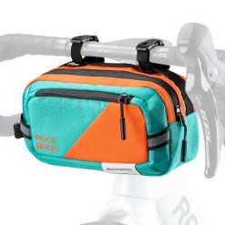 Sakwa rowerowa na kierownicę/ramę Rockbros Urban Rider W015. Brązowe torebki klasyczne damskie ROCKBROS, bez dodatków. Za 99.00 zł.