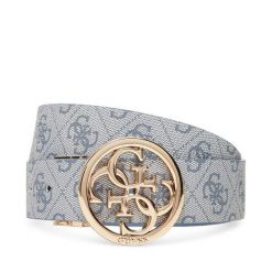 Pasek Damski Guess. Niebieskie paski damskie Guess, z aplikacjami. Za 179.99 zł.