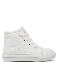 Primigi Trampki 5947200 Biały. Białe trampki dziewczęce Primigi, bez wzorów, z materiału, bez zapięcia. Za 229.99 zł.