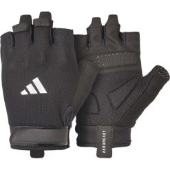 Rękawice treningowe Essential. Białe rękawiczki damskie Adidas, bez wzorów. Za 90.99 zł.