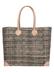 PE FLORENCE Torebka w kolorze czarno-beżowym - 37 x 35 x 23 cm rozmiar: onesize. Brązowe torebki klasyczne damskie PE FLORENCE, z materiału, na ramię, bez dodatków. Za 122.96 zł.