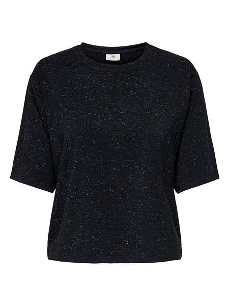 JDY Koszulka w kolorze czarnym rozmiar: XS. Czarne koszulki damskie JDY, xs, bez wzorów, bez kołnierzyka, bez ramiączek. Za 35.02 zł.