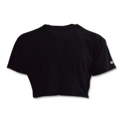 Koszulka Champion Crewneck Croptop T-shirt NBK. Czarne bluzki damskie Champion, l, bez wzorów, bez kołnierzyka, bez ramiączek. Za 126.00 zł.