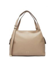 Armani Exchange Torebka XW002603 AF19902 U6223 Beżowy. Brązowe torebki klasyczne damskie Armani Exchange, ze skóry, bez dodatków. Za 729.99 zł.