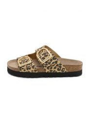 Billowy Klapki w kolorze beżowym rozmiar: 39. Brązowe klapki damskie Billowy, bez wzorów, z otwartym noskiem, bez obcasa, bez zapięcia. Za 173.99 zł.