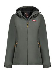 Canadian Peak Kurtka softshellowa "Tamilaloreak" w kolorze szarym rozmiar: XXL. Szare kurtki sportowe damskie Canadian Peak, xxl, bez wzorów, bez kaptura. Za 180.49 zł.