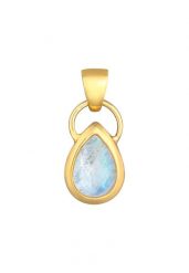 Elli Damski charms z kamieniem księżycowym Classic Blogger z pozłacanego srebra próby 925 Sterling Silver Naszyjniki 1 ct. Szare naszyjniki damskie Elli, z kamieniem księżycowym, pozłacane. Za 293.99 zł.