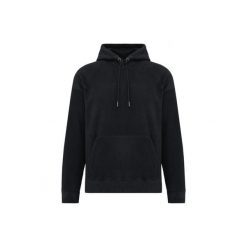 Oversizowa bluza z kapturem z mikropolaru z recyklingu Kariban. Czarne bluzy damskie KARIBAN, xl, bez wzorów, z bawełny, z kapturem. Za 125.00 zł.
