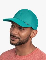 Czapka z daszkiem Schöffel Greenlane. Niebieskie czapki z daszkiem damskie Schöffel, bez wzorów, z materiału. Za 174.99 zł.