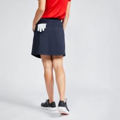 Spódnica ze spodenkami do golfa Inesis WW500. Zielone spódnice damskie INESIS, na imprezę, l, bez wzorów, z elastanu, eleganckie. Za 139.99 zł.