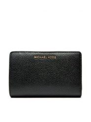 MICHAEL Michael Kors Portfel 32R4G8ED6L Czarny. Czarne portfele damskie MICHAEL Michael Kors, bez wzorów, ze skóry. Za 409.99 zł.