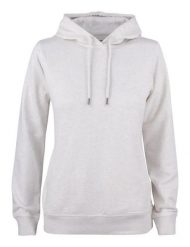 Clique Premium OC Hoody Women — damska bluza z kapturem organic – nature melange. Szare bluzy damskie CLIQUE, s, bez wzorów, z bawełny, z kapturem. Za 263.25 zł.