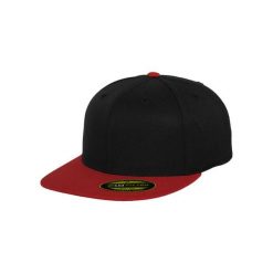 Czapka Flexfit premium 210 2-tone. Czarne czapki damskie FLEXFIT, bez wzorów, z materiału. Za 88.90 zł.