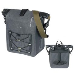 Torba na ramę Basil Navigator Storm. Czarne torby na laptopa BASIL, bez wzorów, z materiału, duże. Za 314.49 zł.