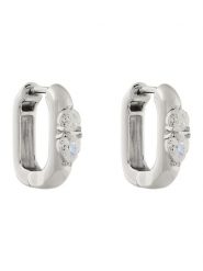 Guess Kolczyki JSBE04 519JW Srebrny. Szare kolczyki damskie Guess, metalowe. Za 189.99 zł.